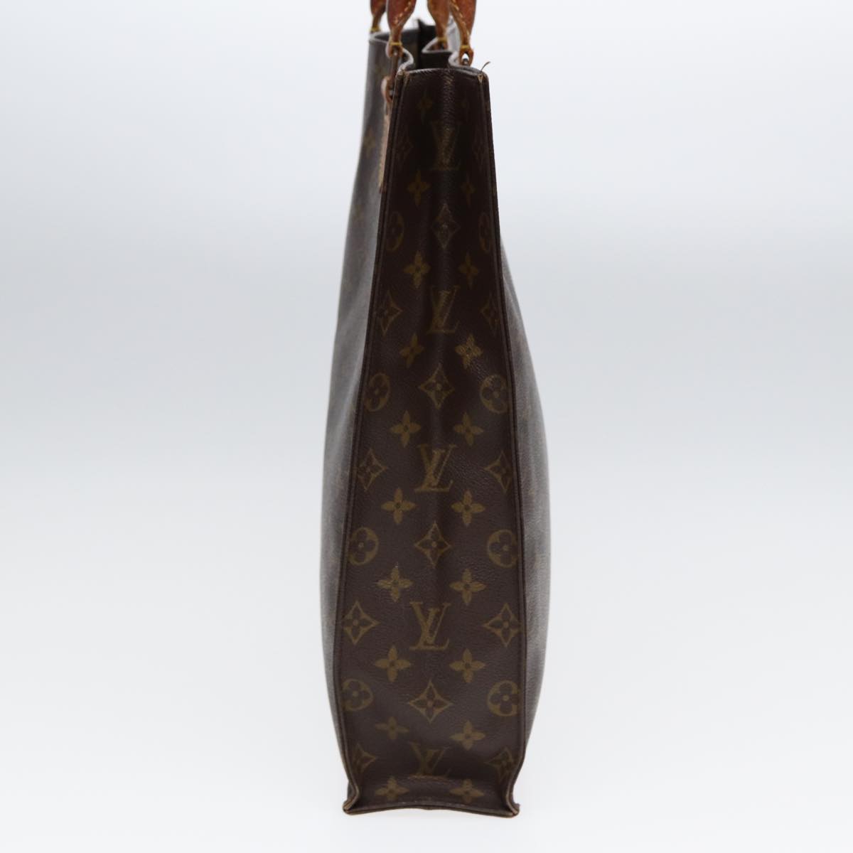 LOUIS VUITTON Monogram Sac Plat Hand Bag M51140 LV 86401