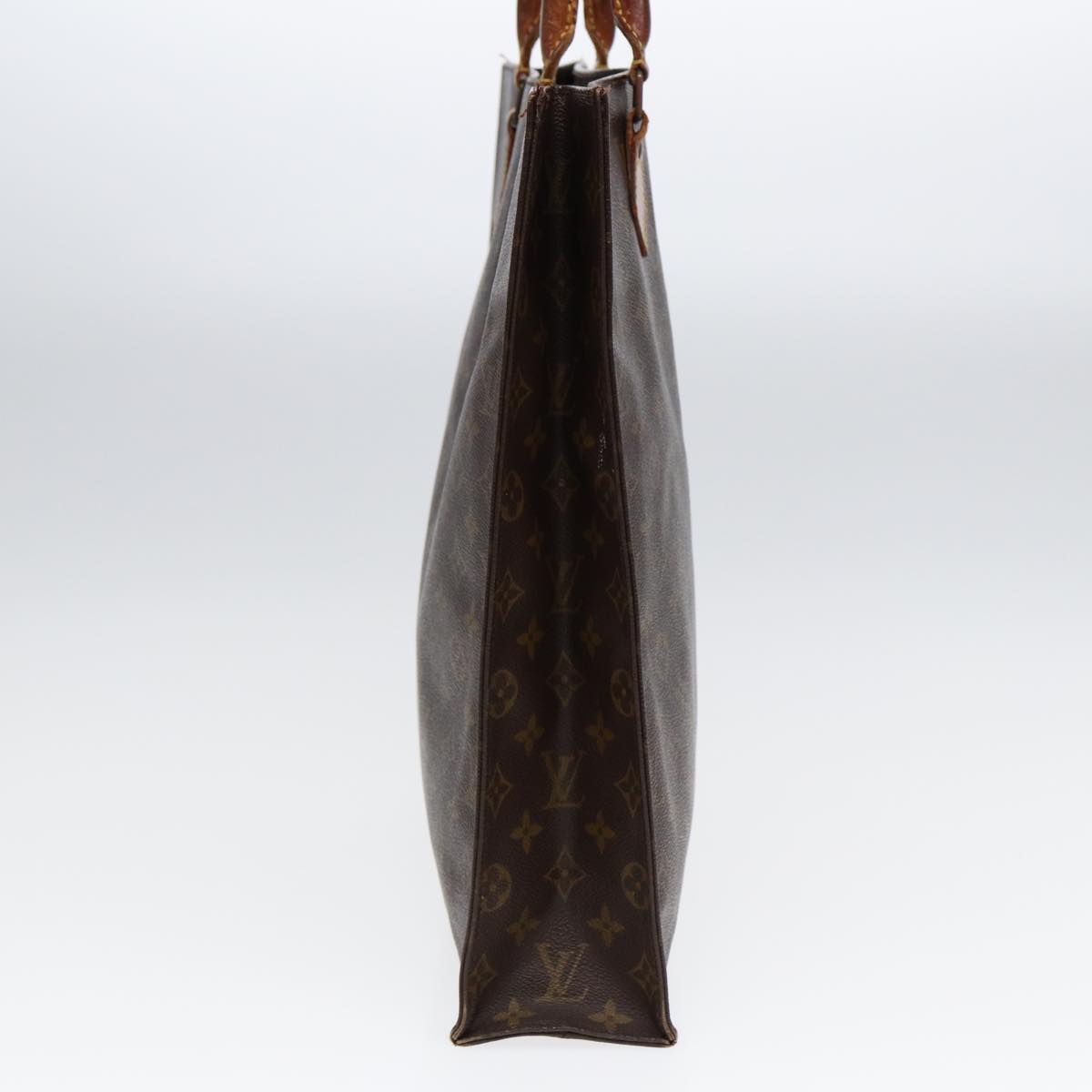 LOUIS VUITTON Monogram Sac Plat Hand Bag M51140 LV 86401