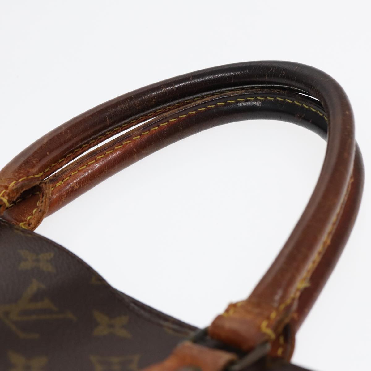 LOUIS VUITTON Monogram Sac Plat Hand Bag M51140 LV 86401