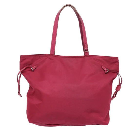 Luxury Prada Tote Bag Nylon Pink  86445