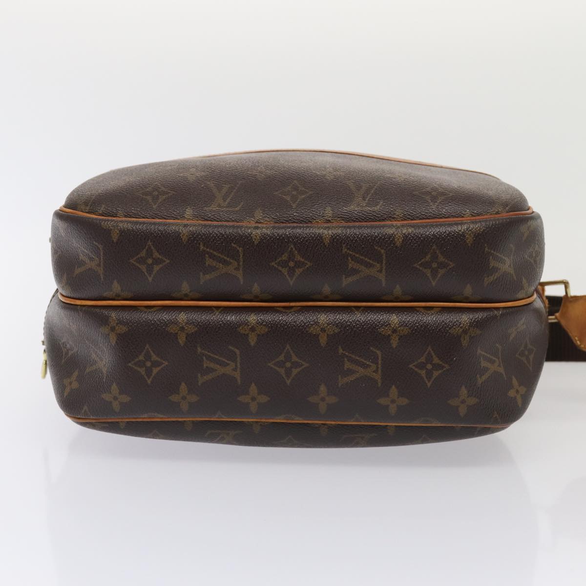 LOUIS VUITTON Monogram Reporter PM Shoulder Bag M45254 LV 86465