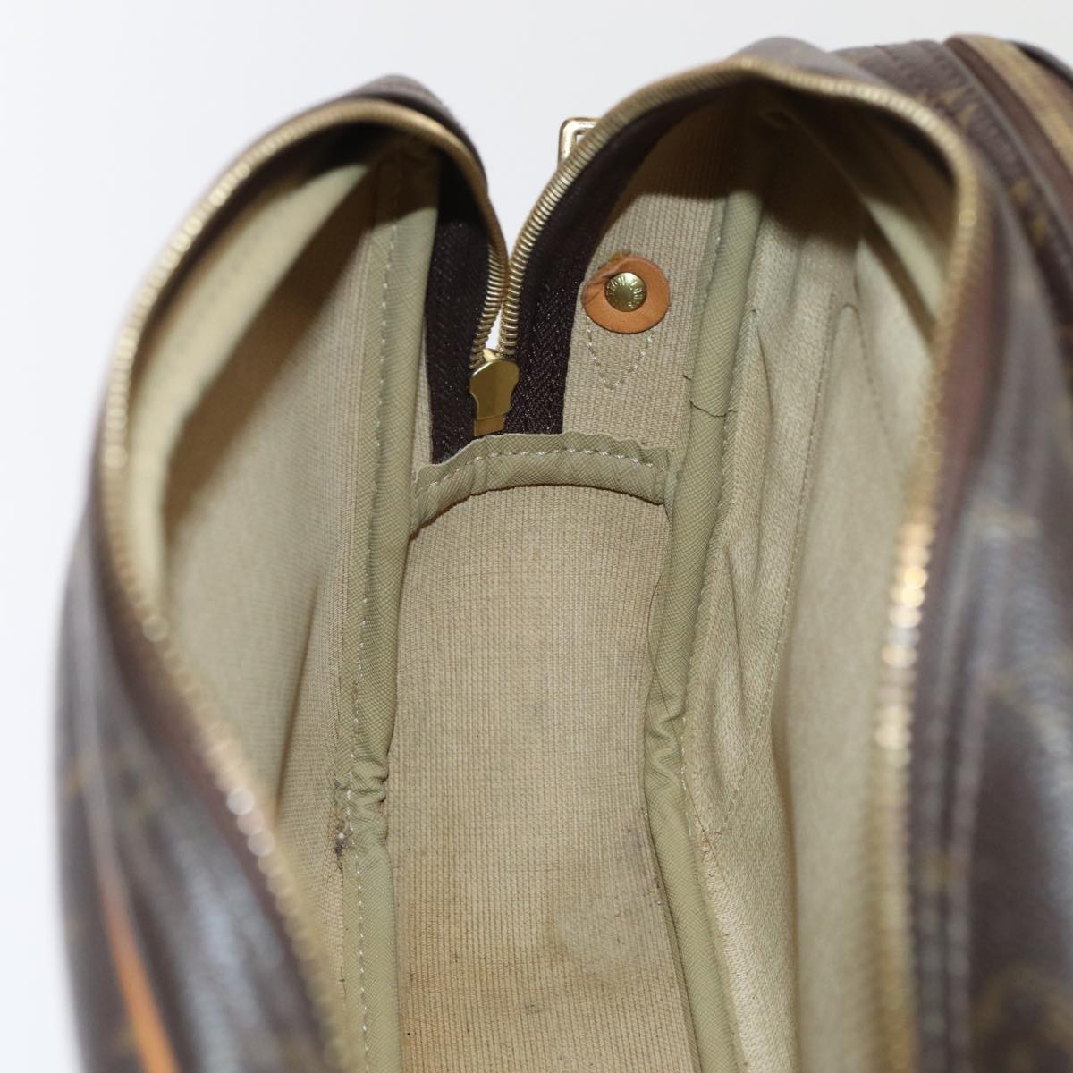 LOUIS VUITTON Monogram Reporter PM Shoulder Bag M45254 LV 86465