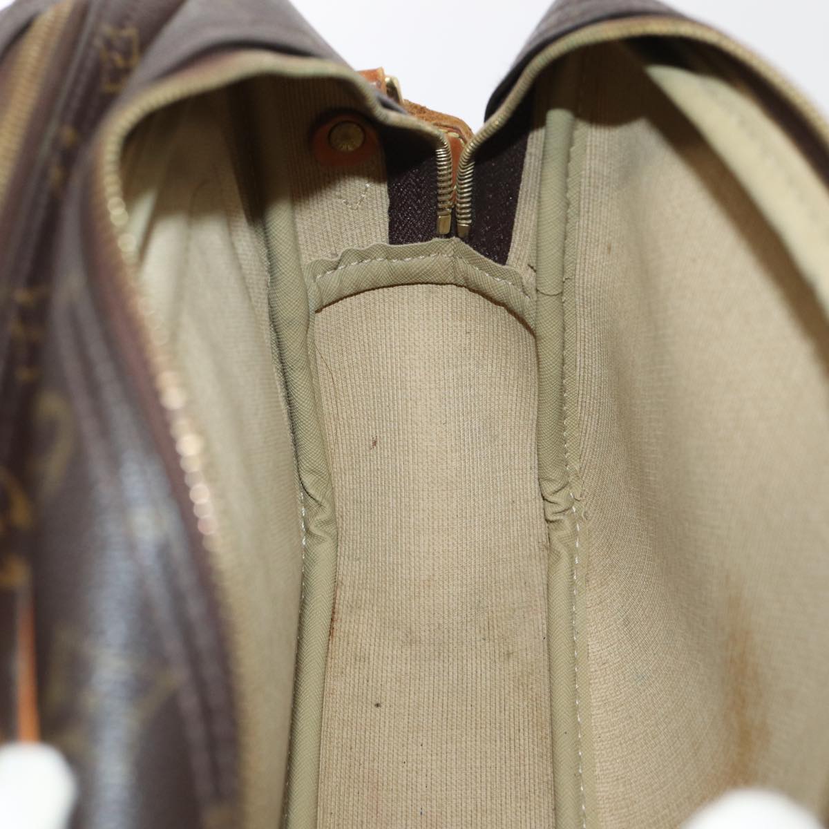 LOUIS VUITTON Monogram Reporter PM Shoulder Bag M45254 LV 86465