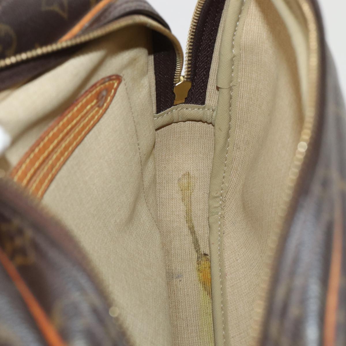LOUIS VUITTON Monogram Reporter PM Shoulder Bag M45254 LV 86465