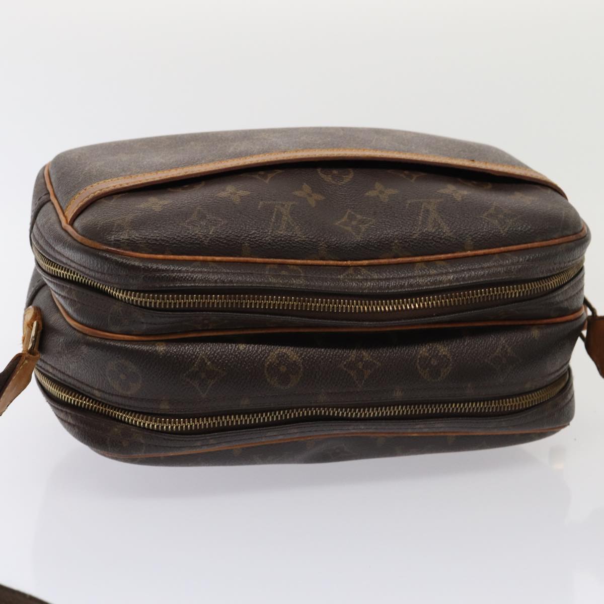 LOUIS VUITTON Monogram Reporter PM Shoulder Bag M45254 LV 86465