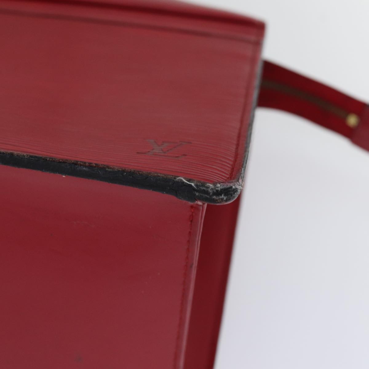 LOUIS VUITTON Epi Riviera Hand Bag Red M48187 LV 86468