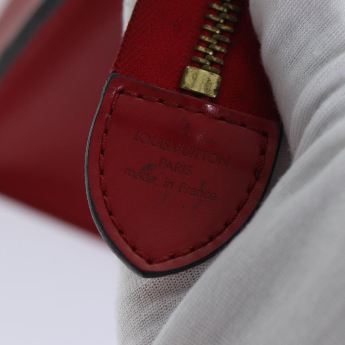 LOUIS VUITTON Epi Riviera Hand Bag Red M48187 LV 86468