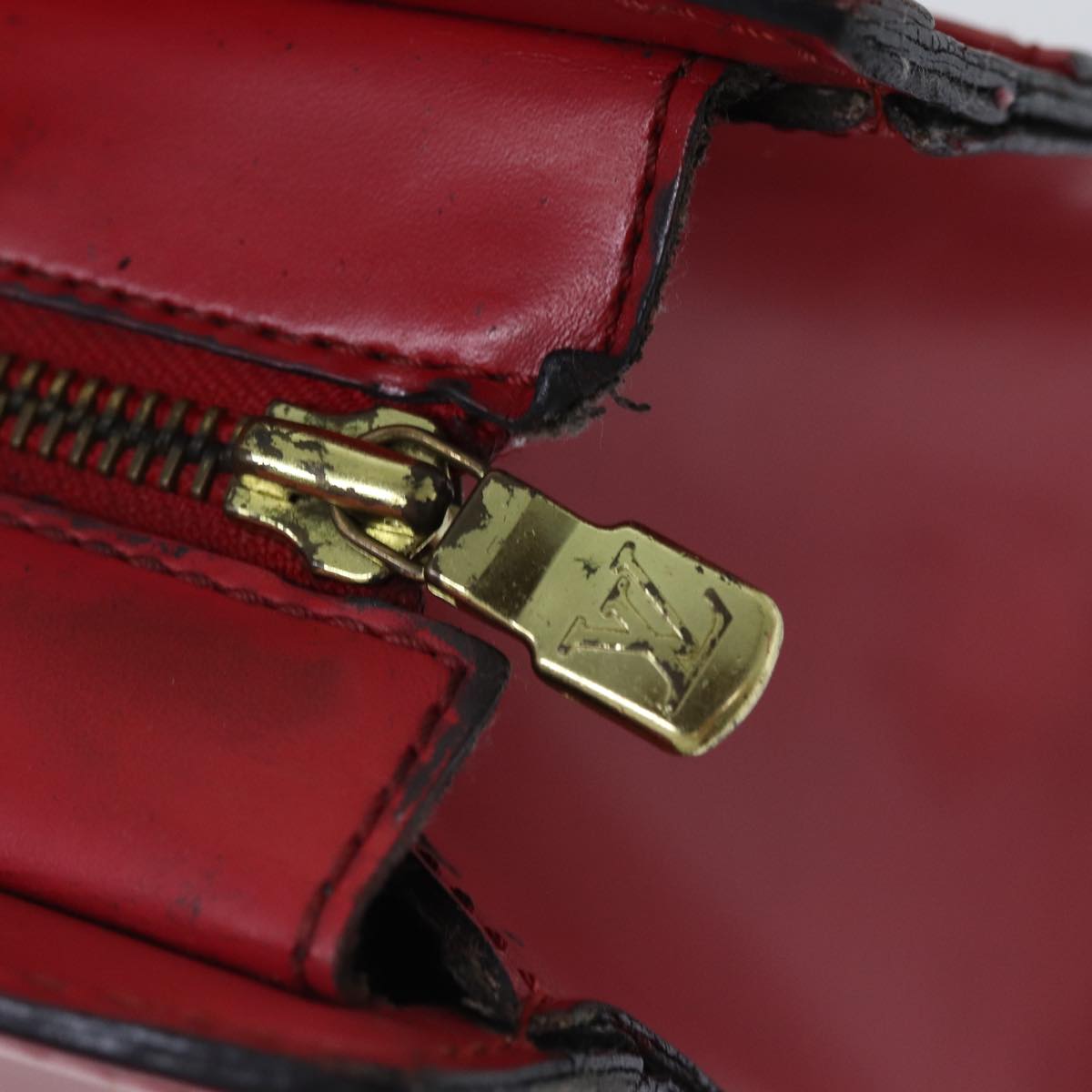 LOUIS VUITTON Epi Riviera Hand Bag Red M48187 LV 86468