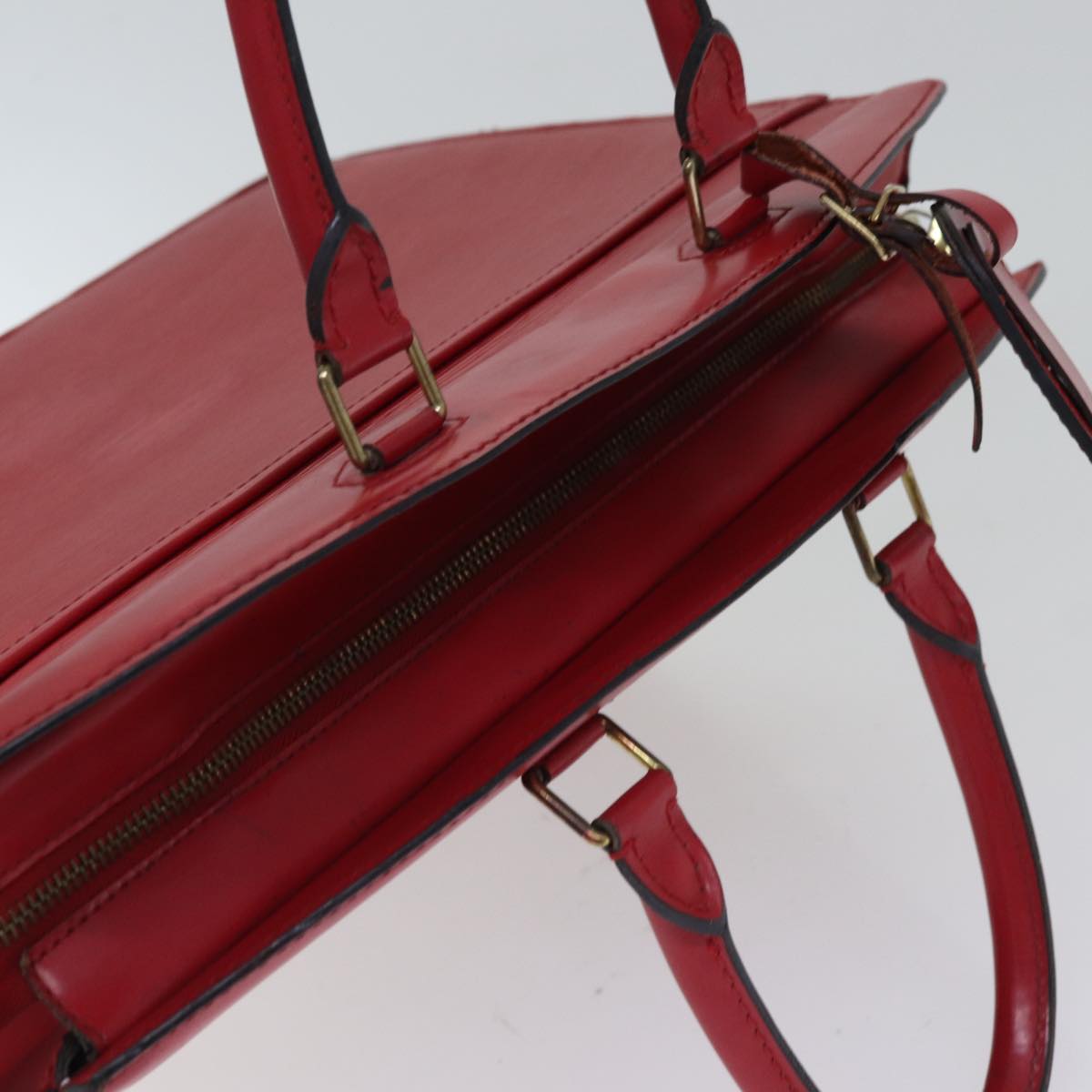 LOUIS VUITTON Epi Riviera Hand Bag Red M48187 LV 86468
