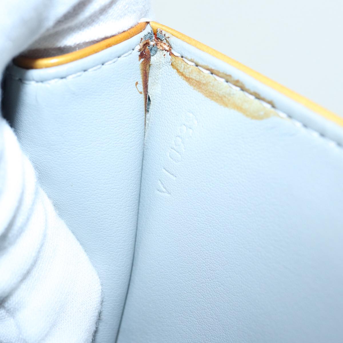 LOUIS VUITTON Monogram Vernis Spring Street Hand Bag Gris M91029 LV 86516