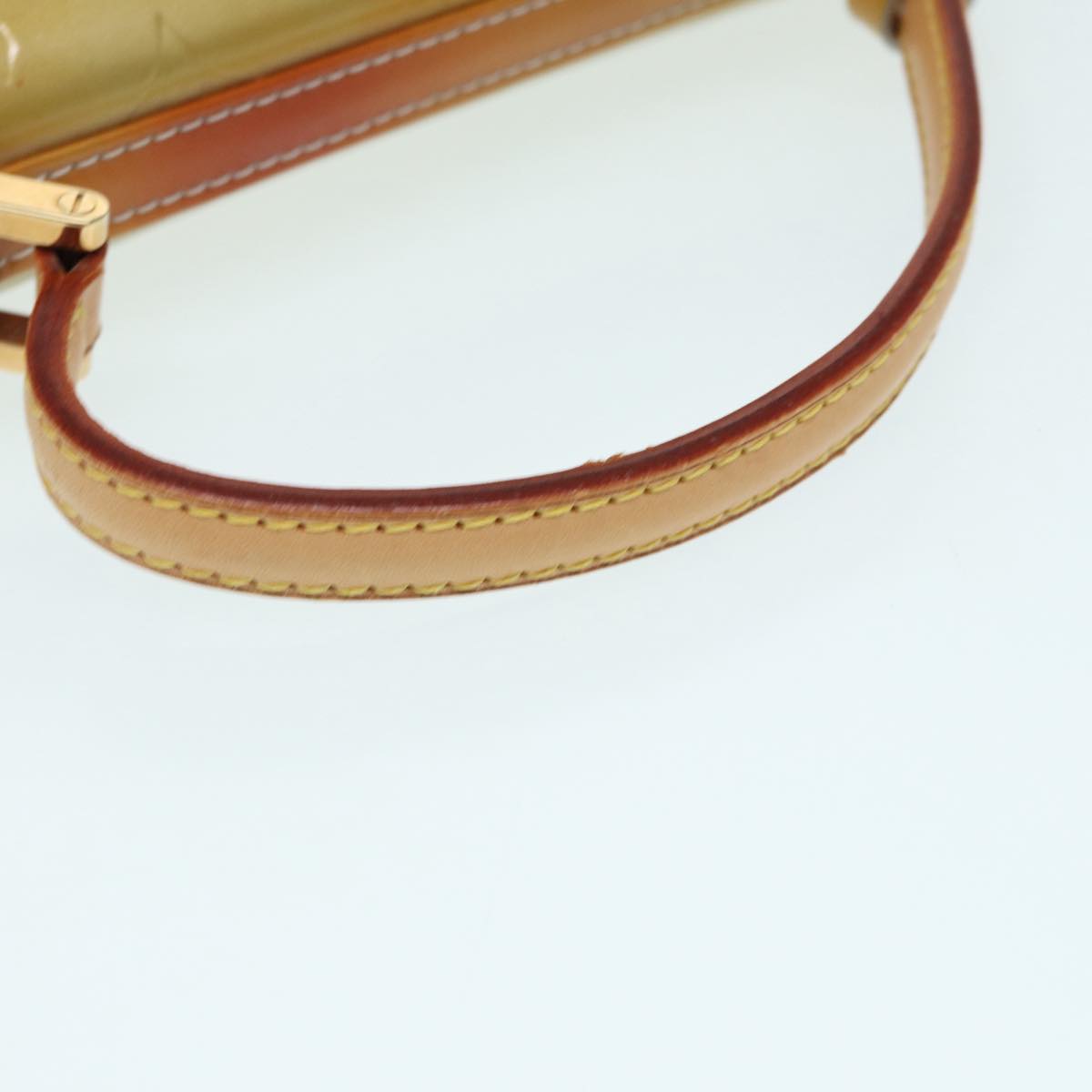 LOUIS VUITTON Monogram Vernis Spring Street Hand Bag Gris M91029 LV 86516