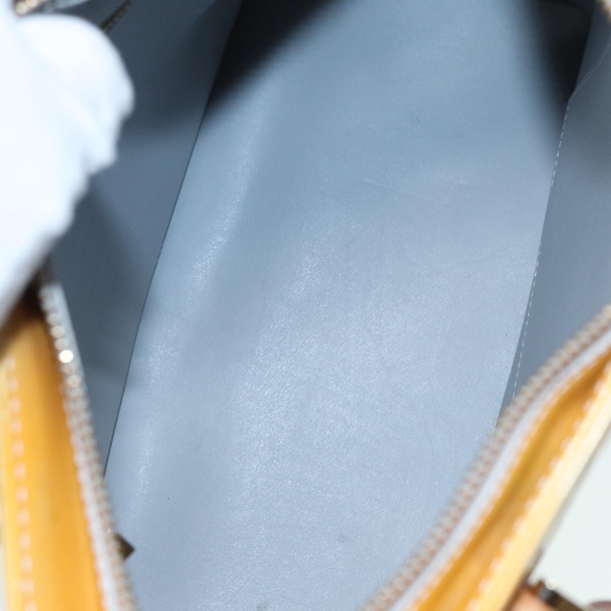 LOUIS VUITTON Monogram Vernis Houston Hand Bag Gris M91053 LV 86527