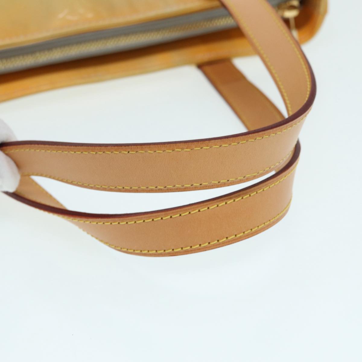 LOUIS VUITTON Monogram Vernis Houston Hand Bag Gris M91053 LV 86527