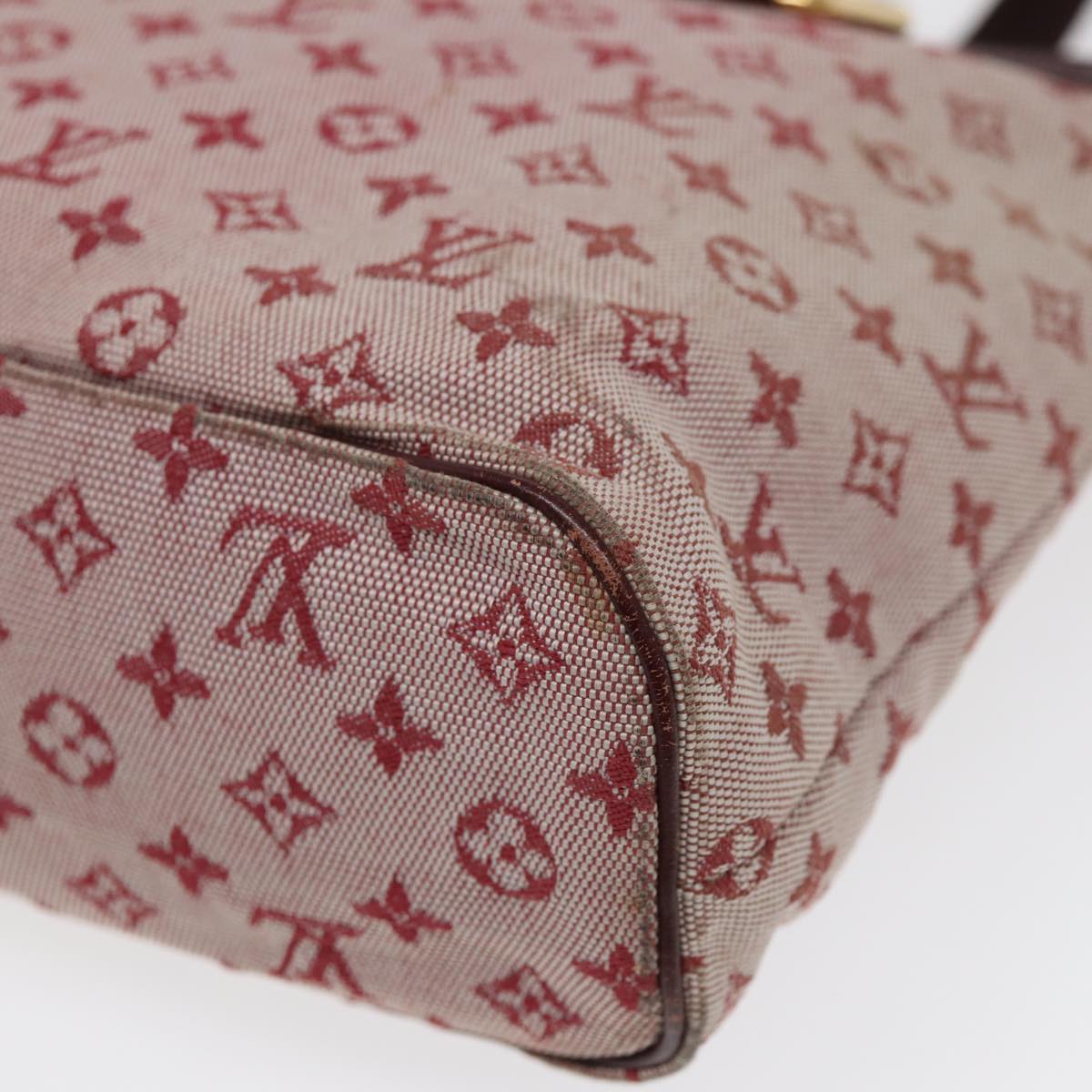 LOUIS VUITTON Monogram Mini Lucille PM Hand Bag Red M92678 LV 86529
