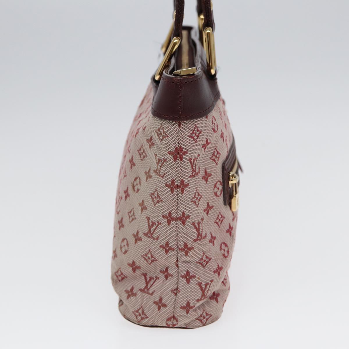 LOUIS VUITTON Monogram Mini Lucille PM Hand Bag Red M92678 LV 86529