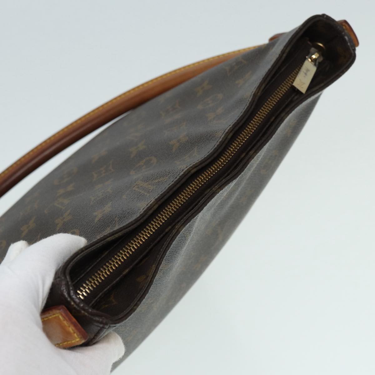 LOUIS VUITTON Monogram Looping GM Shoulder Bag M51145 LV 86590
