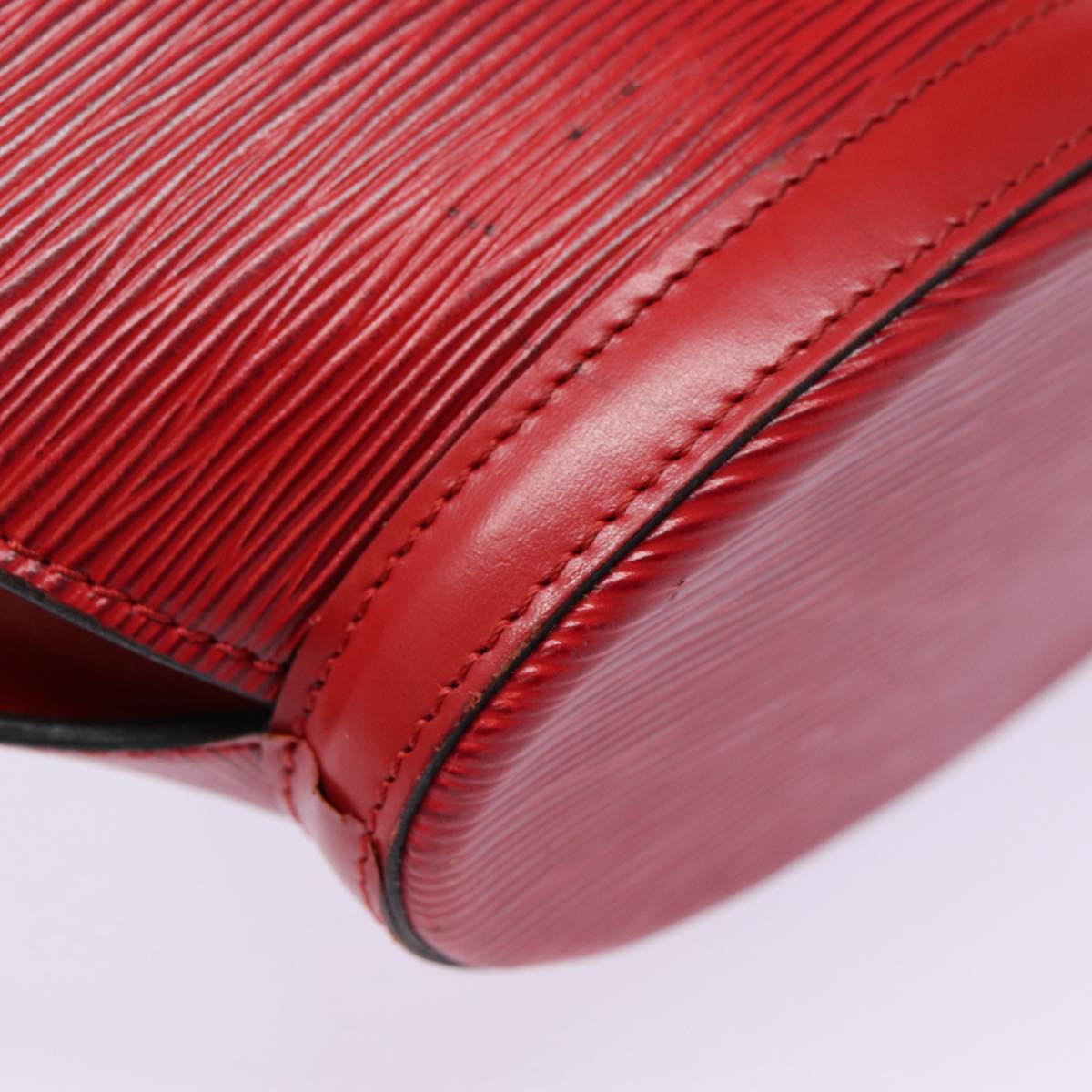 LOUIS VUITTON Epi Saint Jacques Shoulder Bag Red M52277 LV 86602