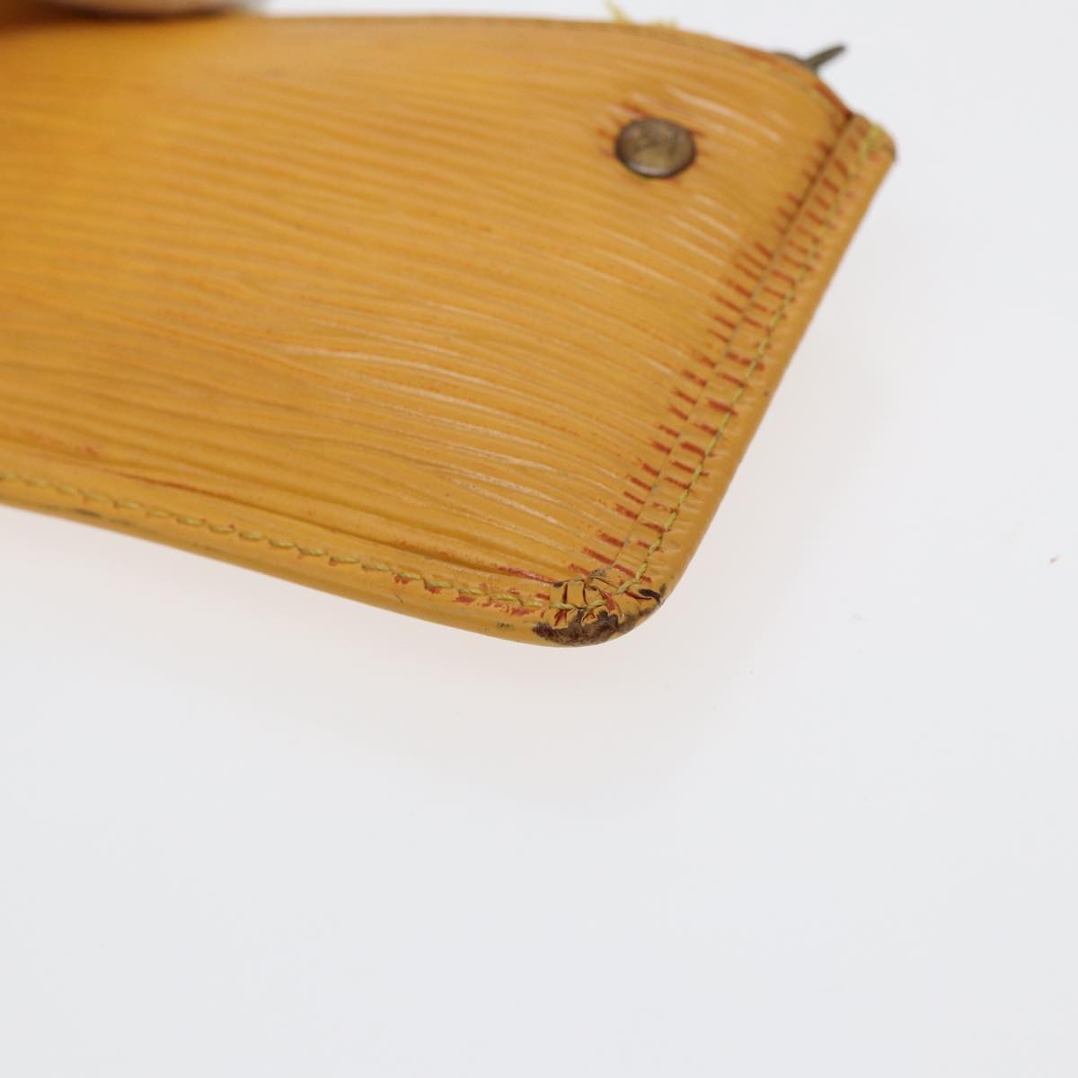 LOUIS VUITTON Epi Pochette Cles Coin Purse Yellow M63809 LV 86604