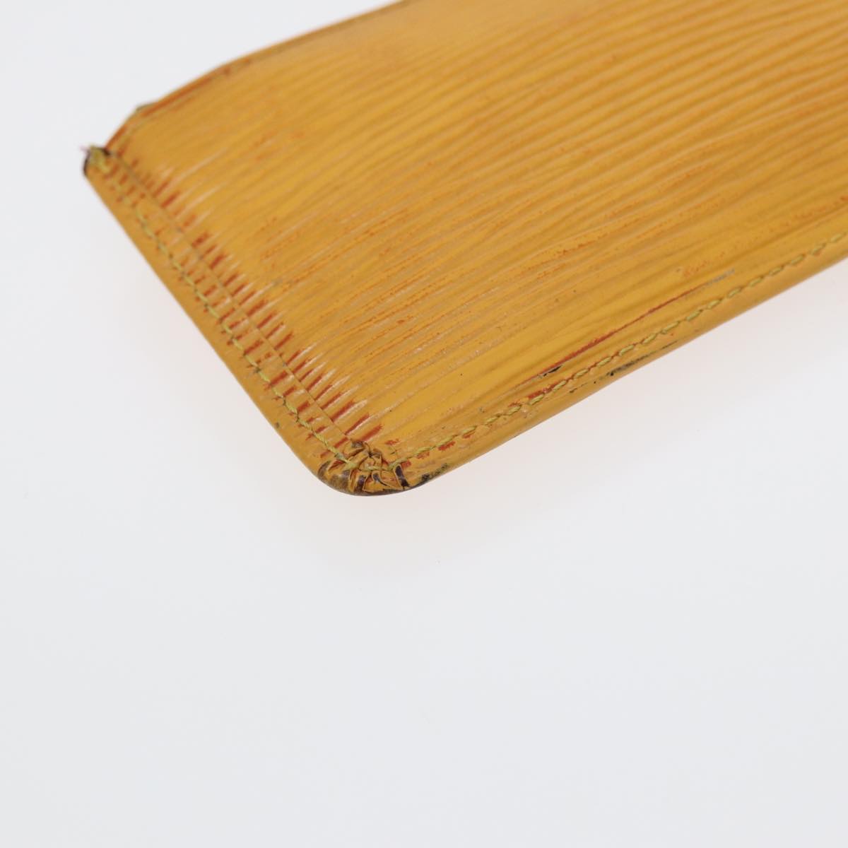LOUIS VUITTON Epi Pochette Cles Coin Purse Yellow M63809 LV 86604