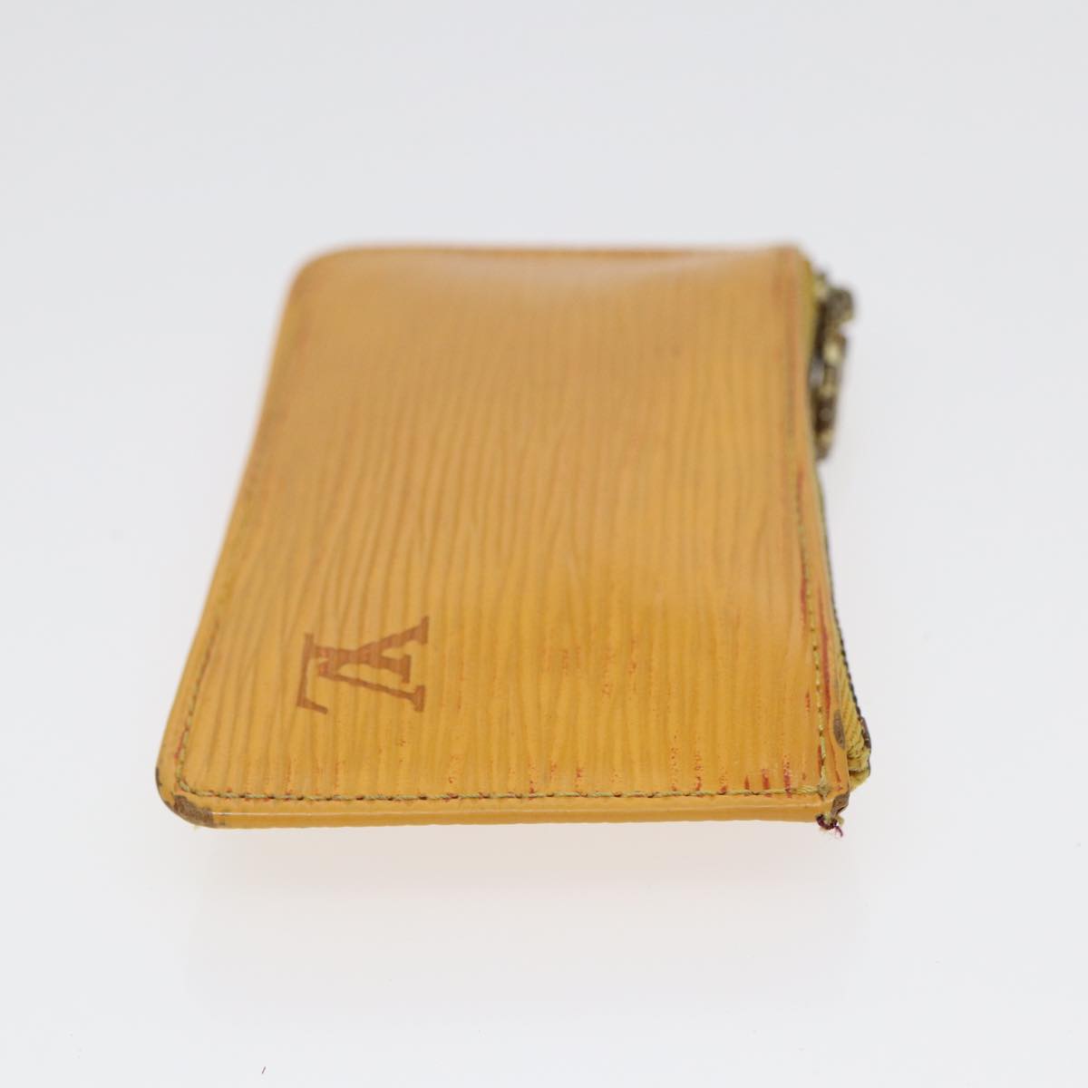 LOUIS VUITTON Epi Pochette Cles Coin Purse Yellow M63809 LV 86604