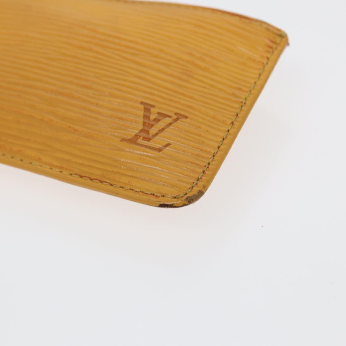 LOUIS VUITTON Epi Pochette Cles Coin Purse Yellow M63809 LV 86604