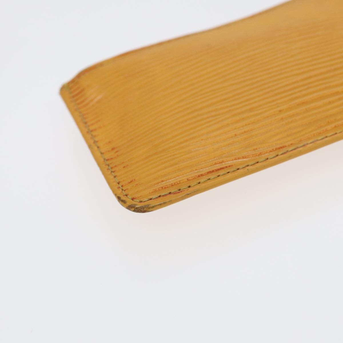 LOUIS VUITTON Epi Pochette Cles Coin Purse Yellow M63809 LV 86604