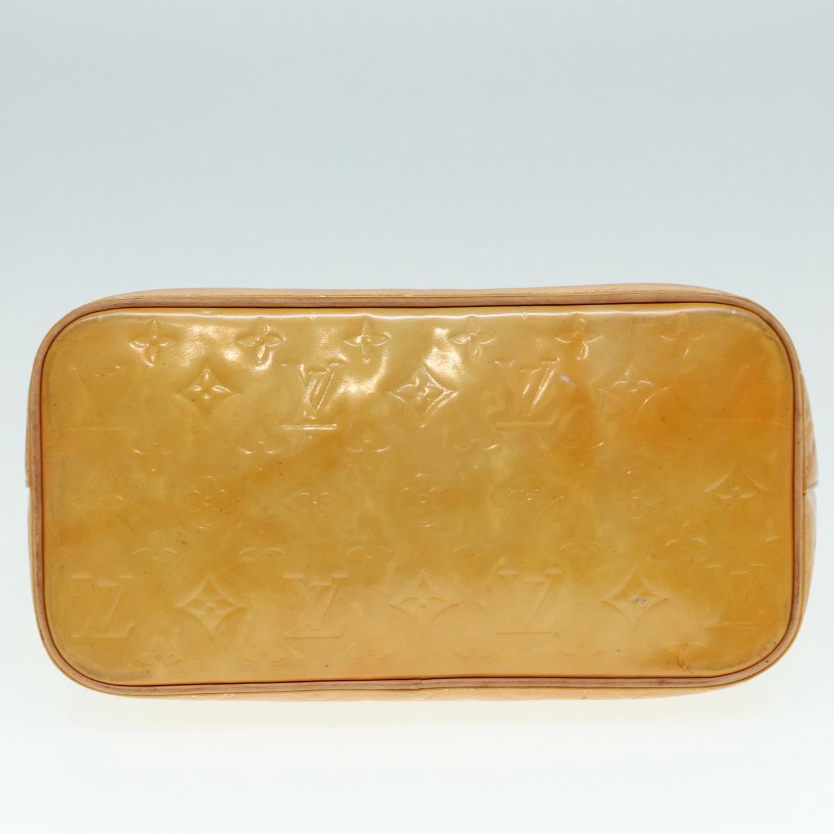 LOUIS VUITTON Monogram Vernis Houston Hand Bag Beige M91004 LV 86676