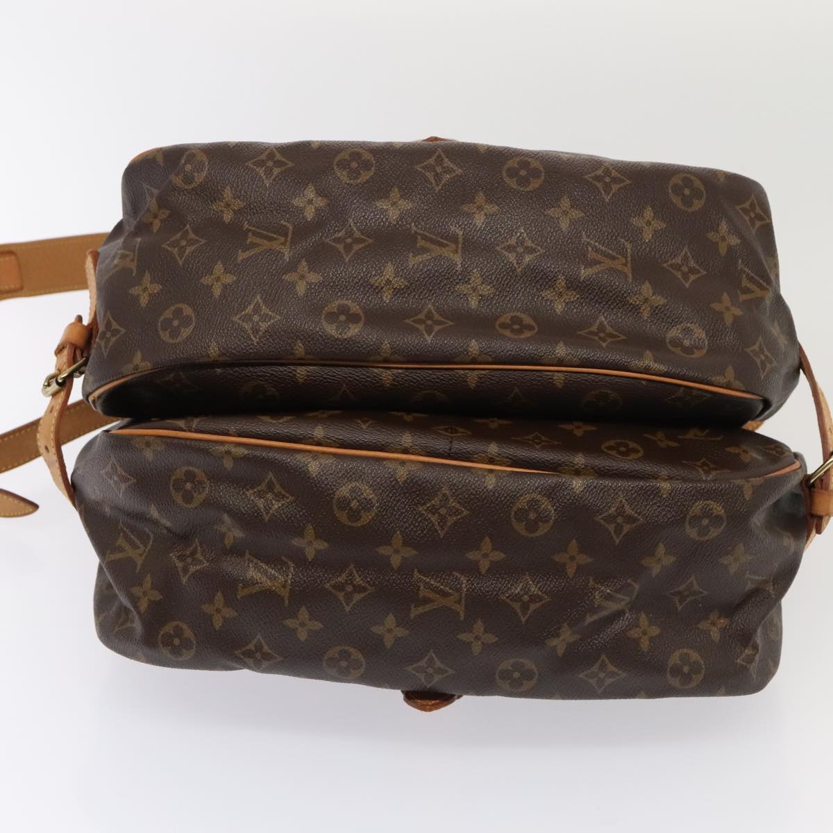 LOUIS VUITTON Monogram Saumur 35 Shoulder Bag M42254 LV 86741