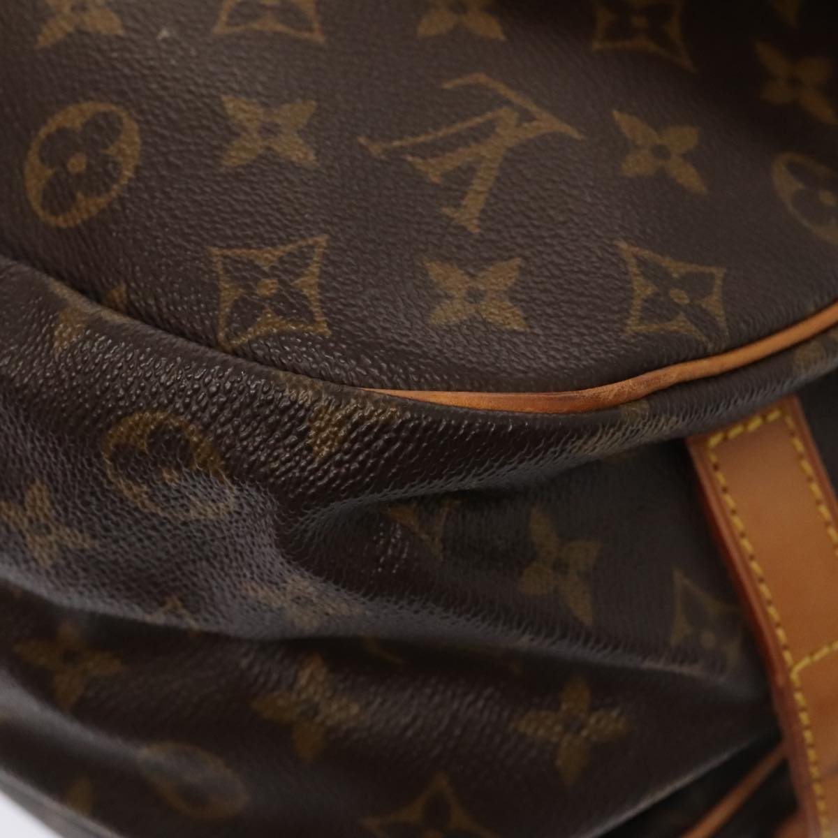 LOUIS VUITTON Monogram Saumur 35 Shoulder Bag M42254 LV 86741