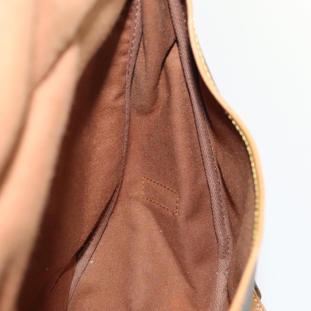 LOUIS VUITTON Monogram Saumur 35 Shoulder Bag M42254 LV 86741