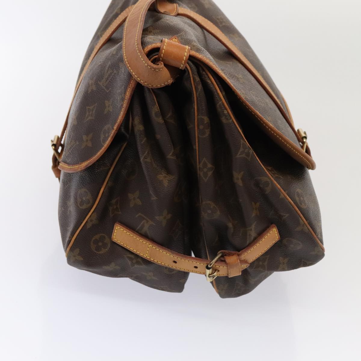 LOUIS VUITTON Monogram Saumur 35 Shoulder Bag M42254 LV 86741