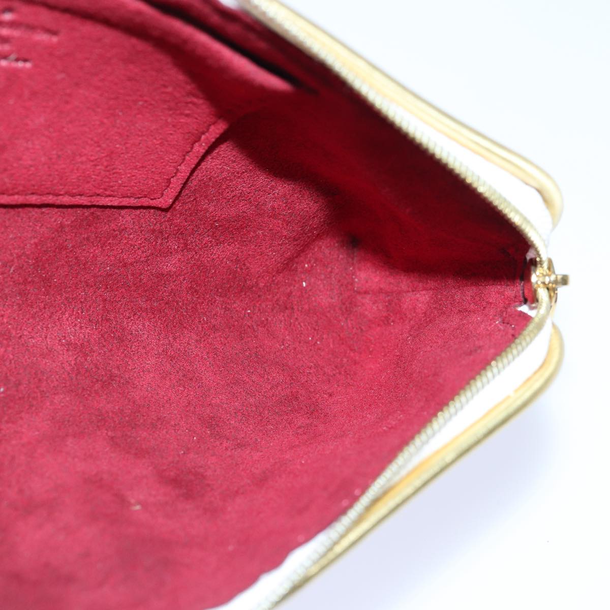 LOUIS VUITTON Monogram Multicolor Kate Pouch White Bron M55212 LV 86743