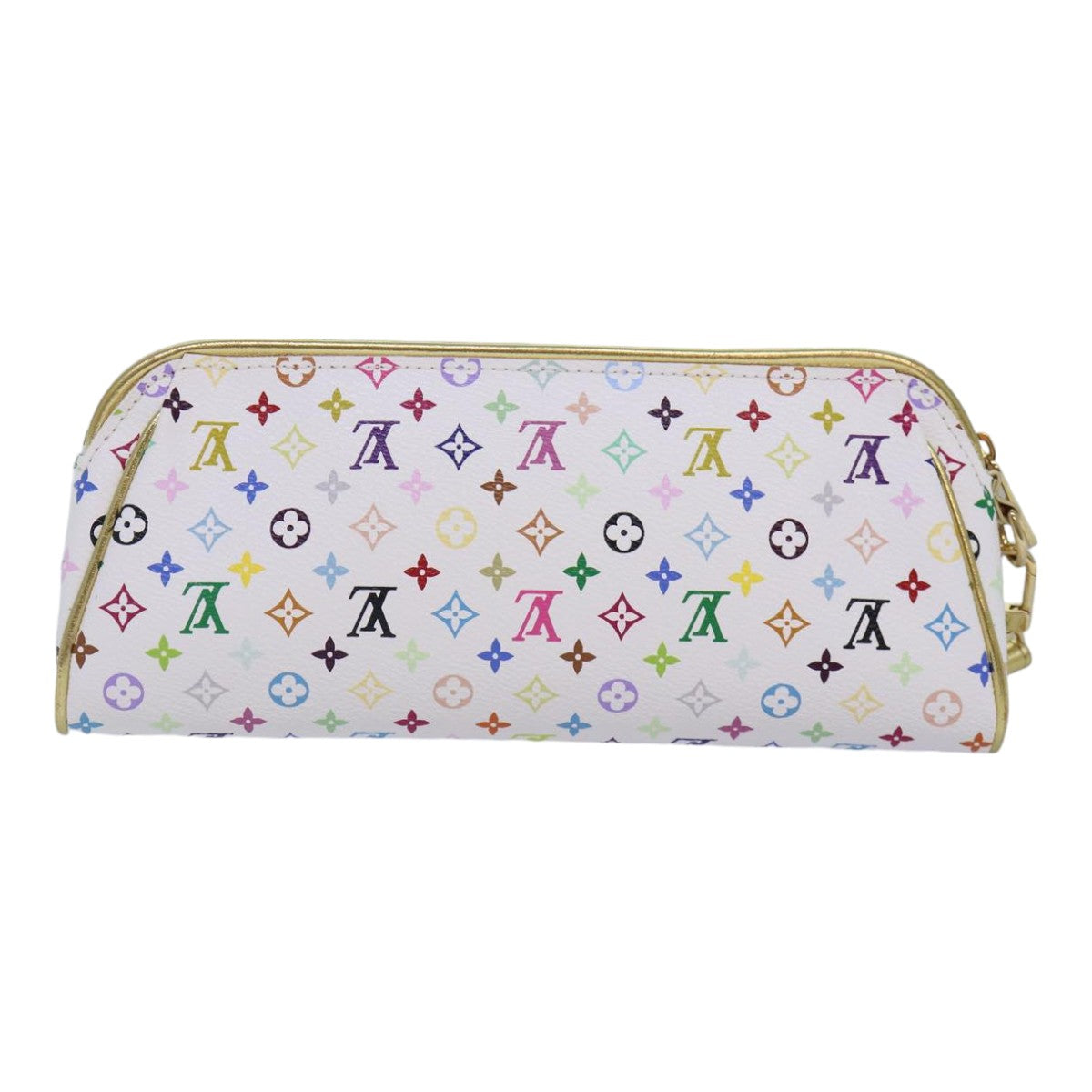 LOUIS VUITTON Monogram Multicolor Kate Pouch White Bron M55212 LV 86743