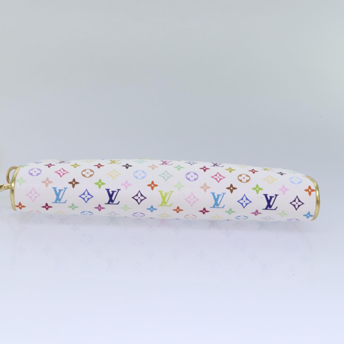 LOUIS VUITTON Monogram Multicolor Kate Pouch White Bron M55212 LV 86743