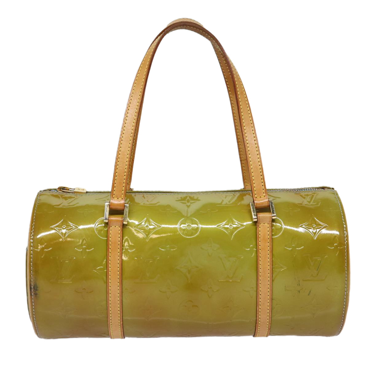LOUIS VUITTON Monogram Vernis Bedford Hand Bag Baby Blue M91007 LV 86745