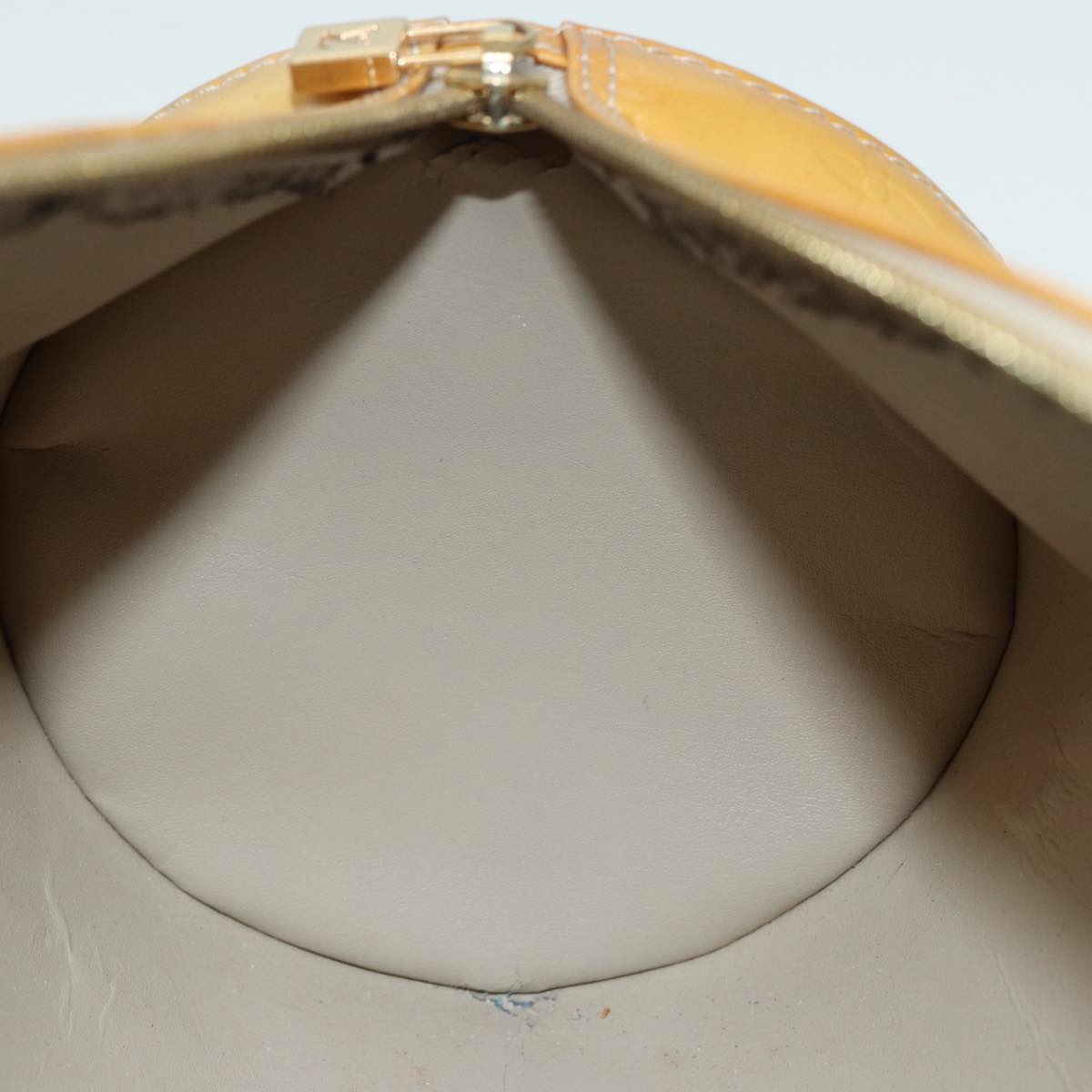 LOUIS VUITTON Monogram Vernis Bedford Hand Bag Beige M91006 LV 86746