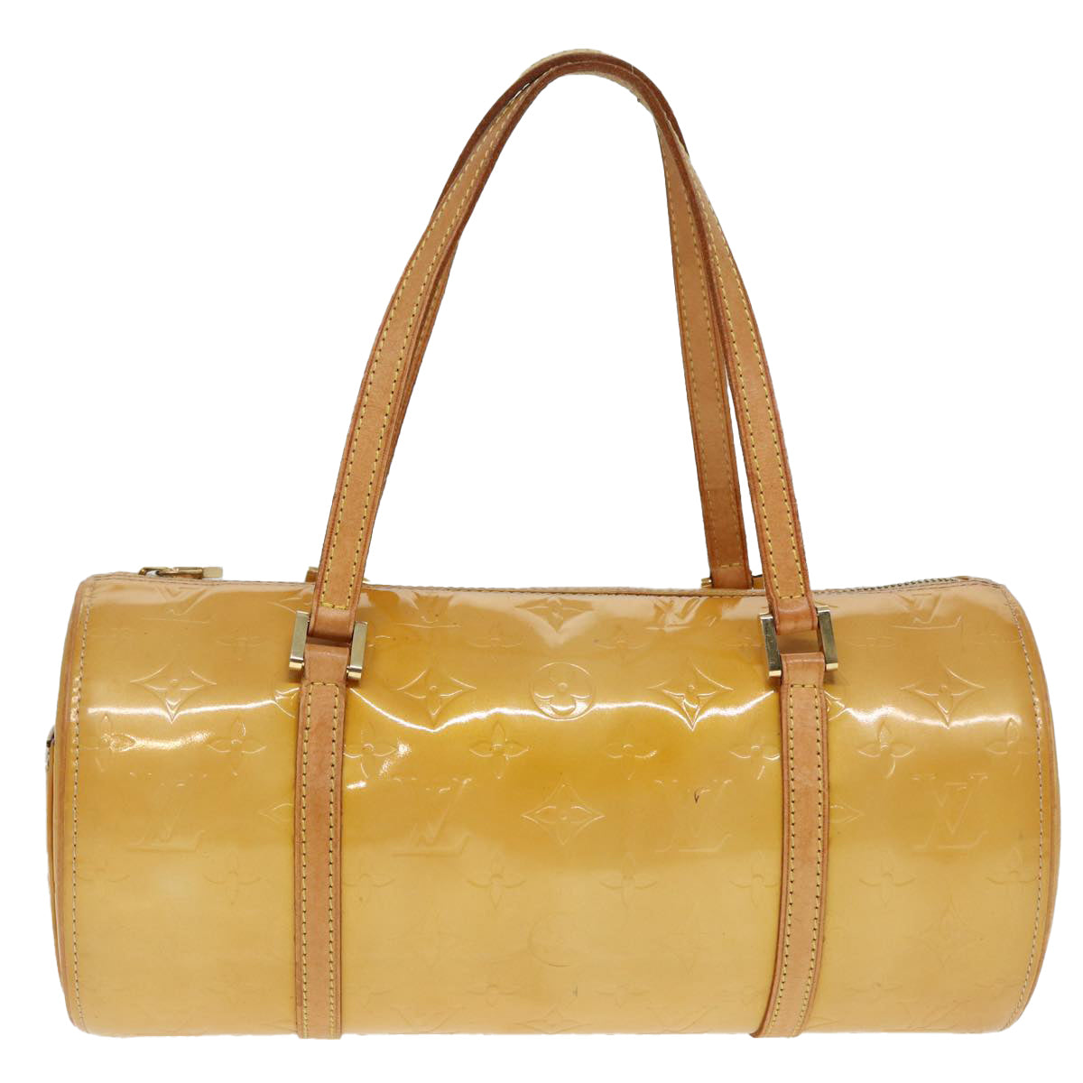 LOUIS VUITTON Monogram Vernis Bedford Hand Bag Beige M91006 LV 86746