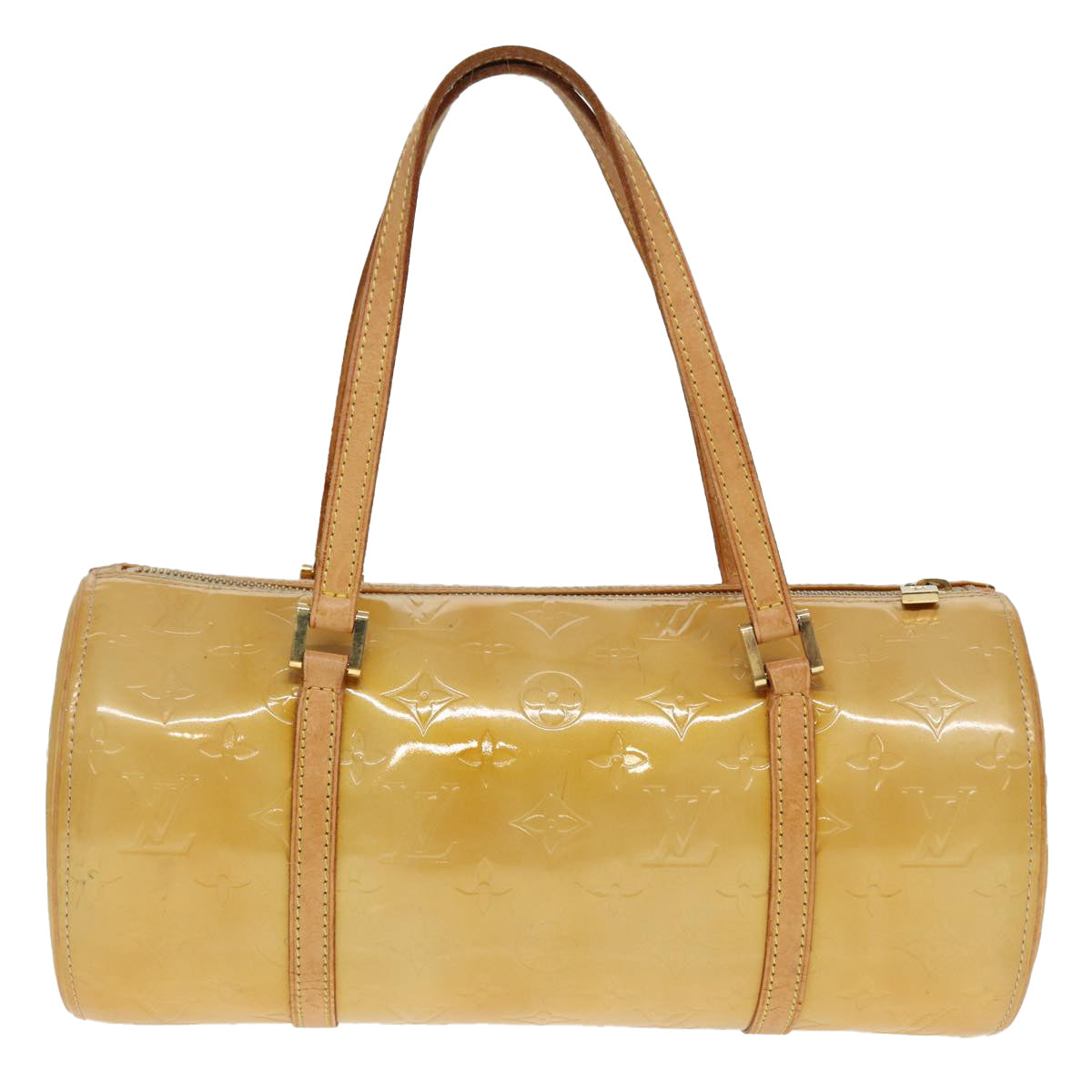 LOUIS VUITTON Monogram Vernis Bedford Hand Bag Beige M91006 LV 86746
