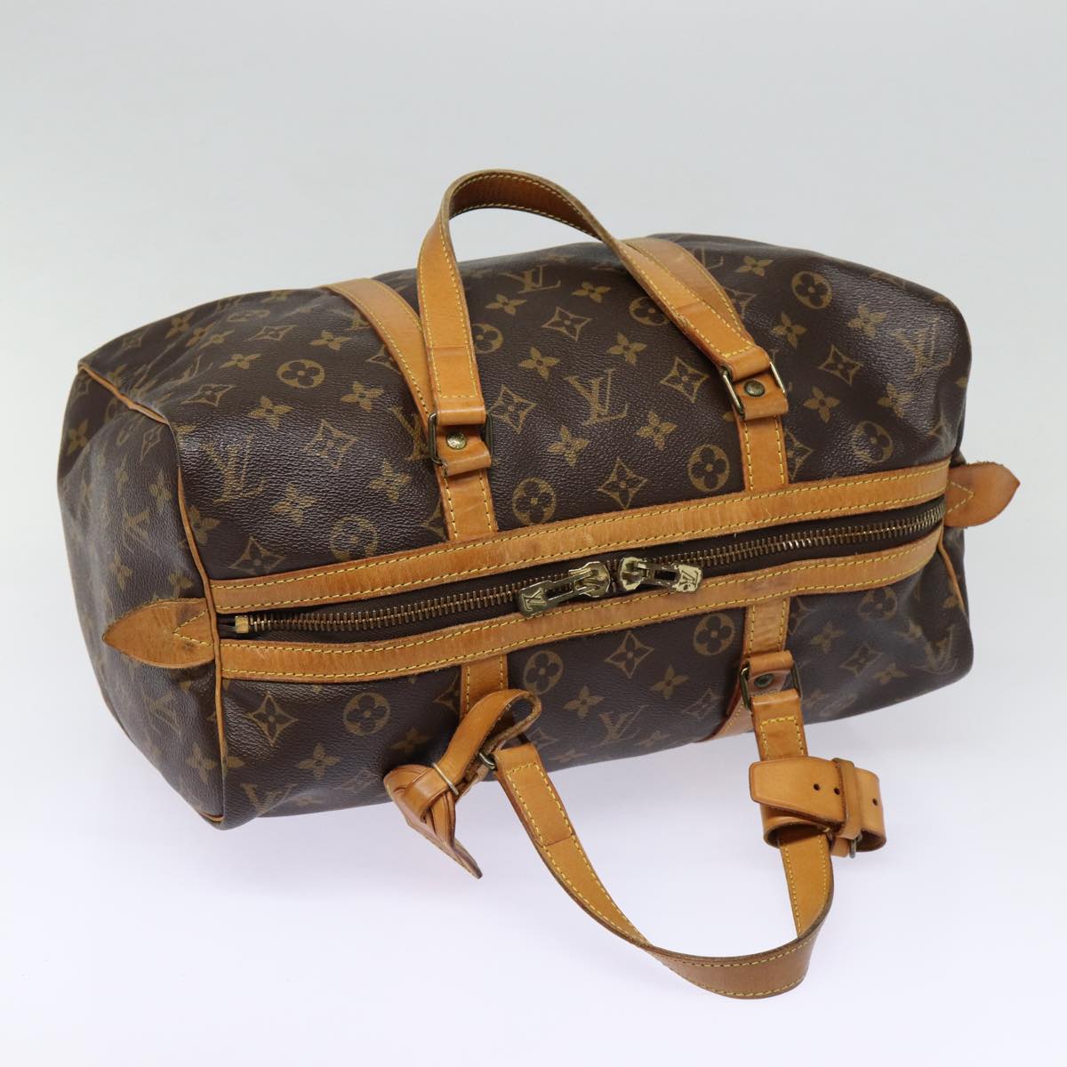 LOUIS VUITTON Monogram Sac Souple 35 Boston Bag M41626 LV 86764