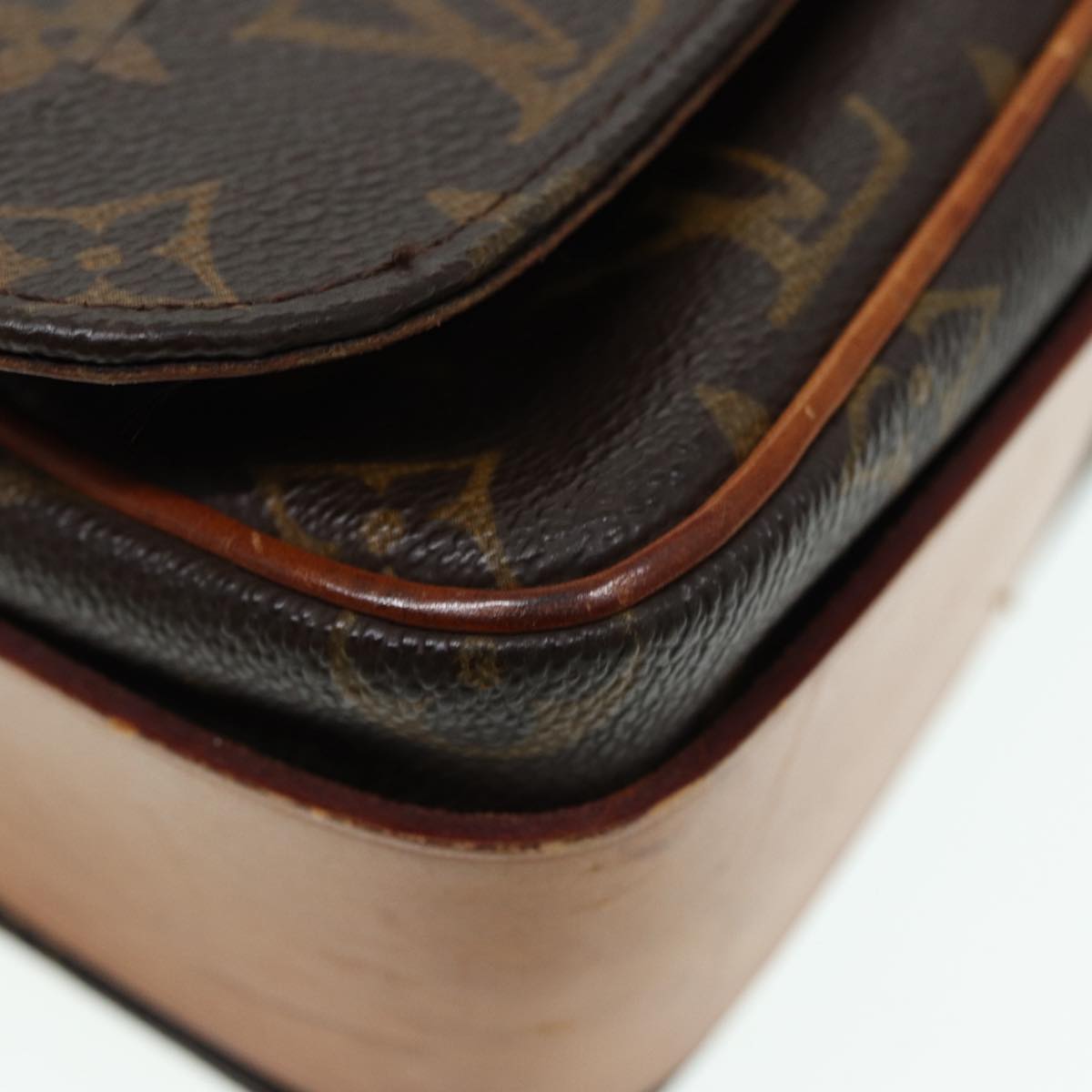 LOUIS VUITTON Monogram Cartouchiere GM Shoulder Bag M51252 LV 86787