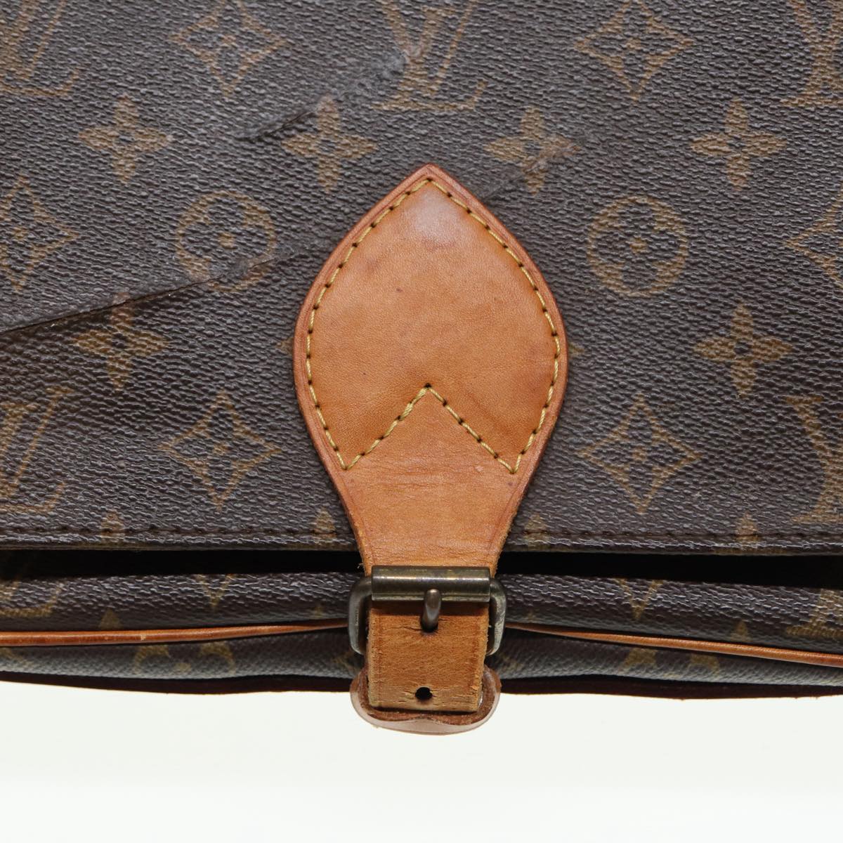 LOUIS VUITTON Monogram Cartouchiere GM Shoulder Bag M51252 LV 86787