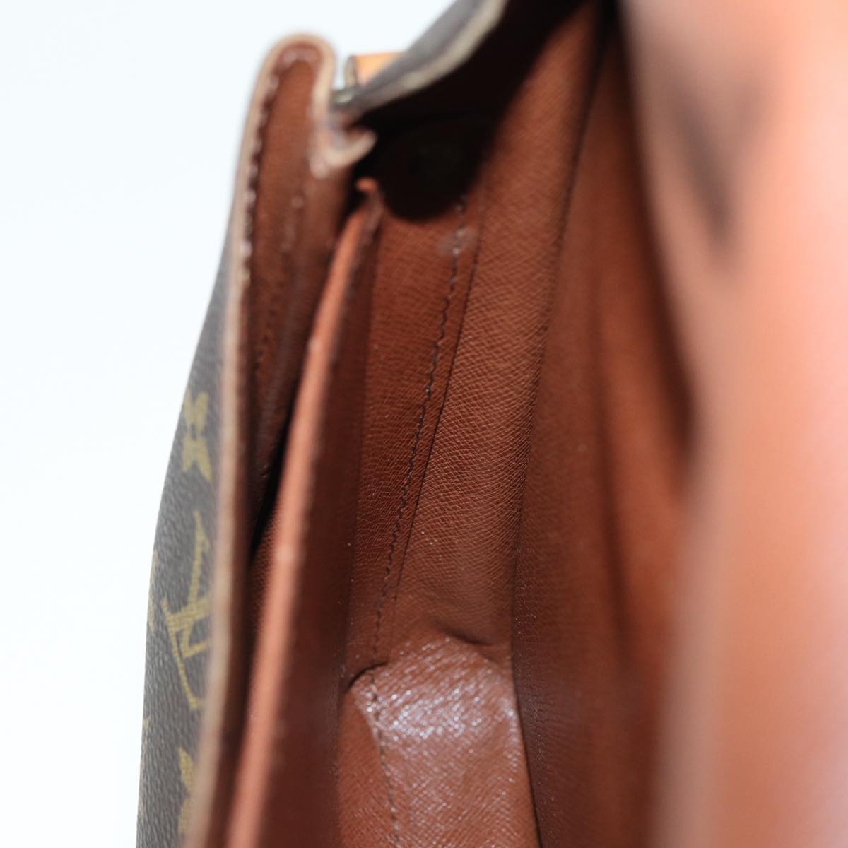 LOUIS VUITTON Monogram Cartouchiere GM Shoulder Bag M51252 LV 86787