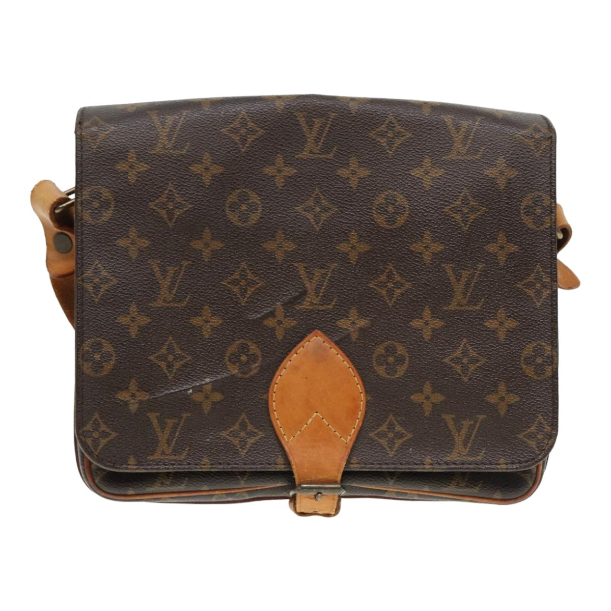 LOUIS VUITTON Monogram Cartouchiere GM Shoulder Bag M51252 LV 86787