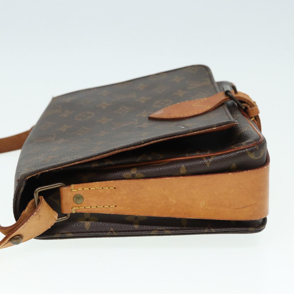 LOUIS VUITTON Monogram Cartouchiere GM Shoulder Bag M51252 LV 86787