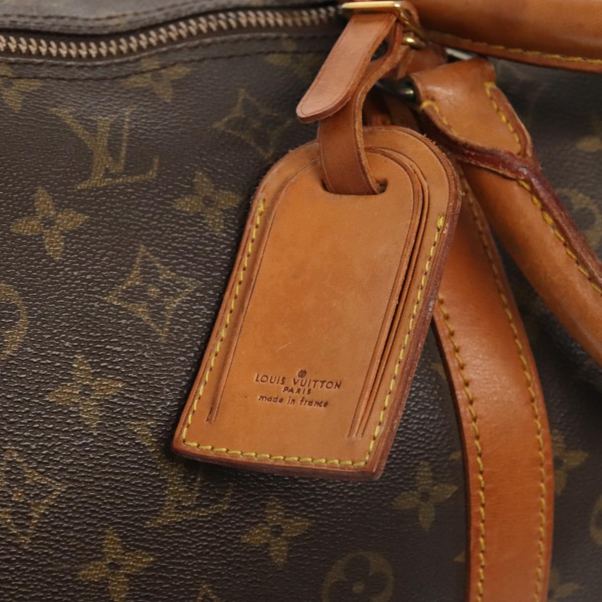 LOUIS VUITTON Monogram Keepall 60 Boston Bag M41422 LV 86843