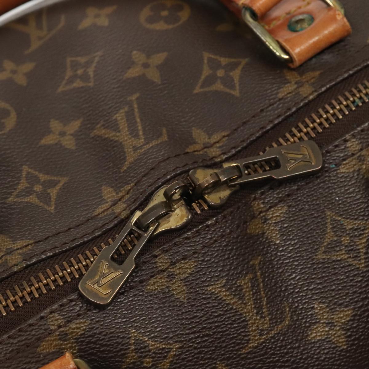 LOUIS VUITTON Monogram Keepall 60 Boston Bag M41422 LV 86843