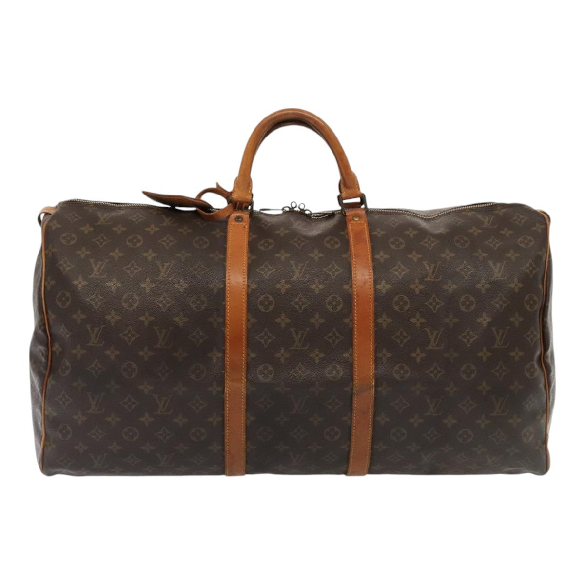 LOUIS VUITTON Monogram Keepall 60 Boston Bag M41422 LV 86843