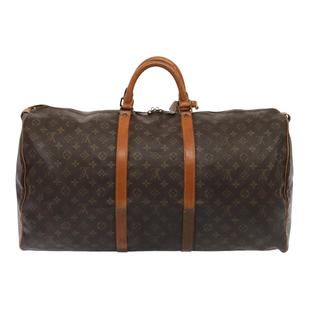 LOUIS VUITTON Monogram Keepall 60 Boston Bag M41422 LV 86843