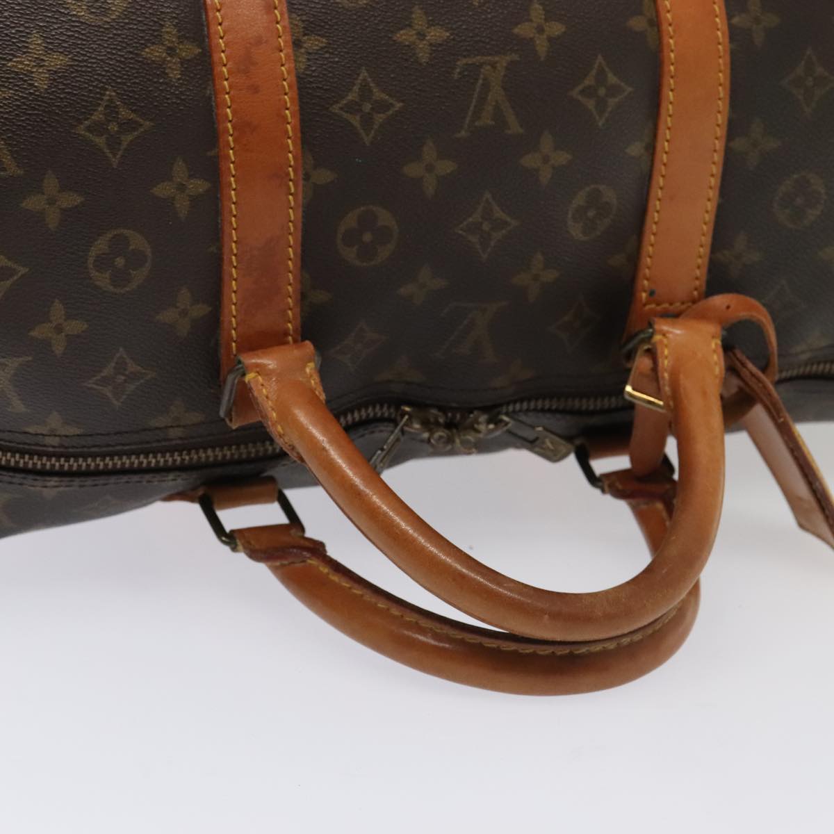 LOUIS VUITTON Monogram Keepall 60 Boston Bag M41422 LV 86843