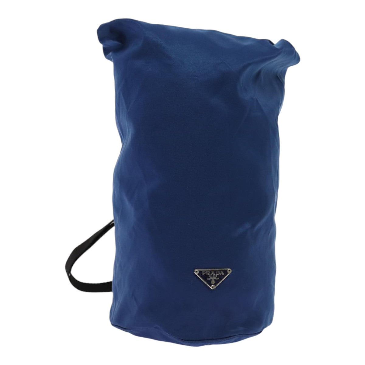 Luxury Prada Shoulder Bag Nylon Blue Silver  86892